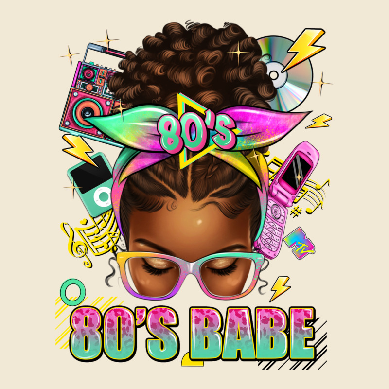 80's Babe Afro Messy Bun Premium Tee by texasbilliewilder | Teevron