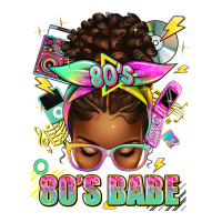 80's babe afro messy bun | Teevron