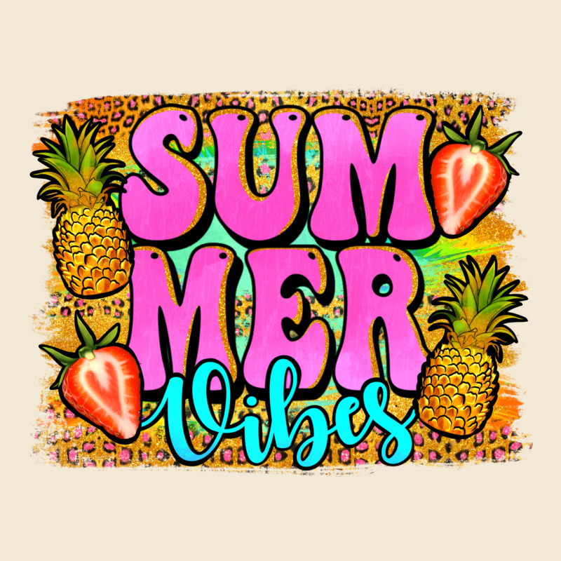 Summer Vibes Leopard Background Premium Tee by Jasminsmagicworld | Teevron