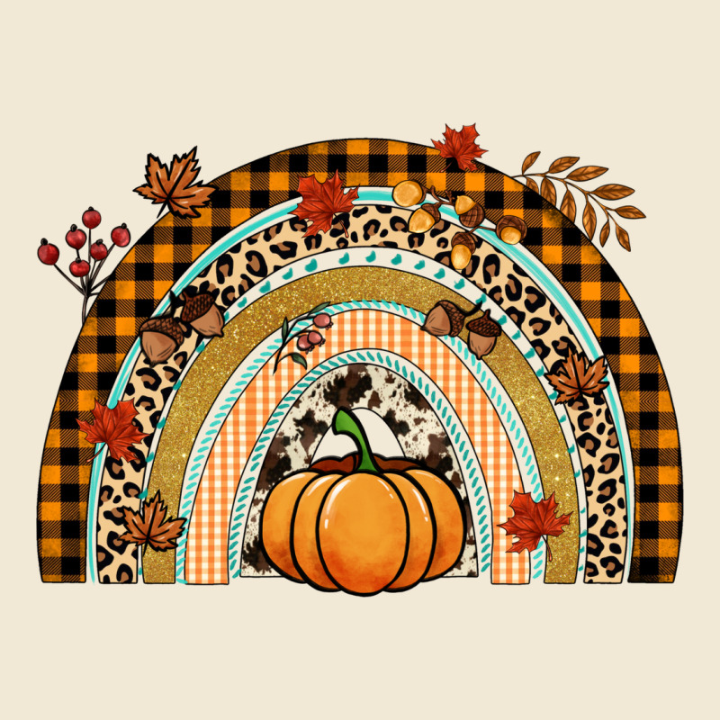 Fall Rainbow Pumpkin Premium Tee by NancyCooperArtShop | Teevron