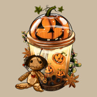 Halloween Jack O Lantern Bobba Cup Long Sleeve Tee | Teevron
