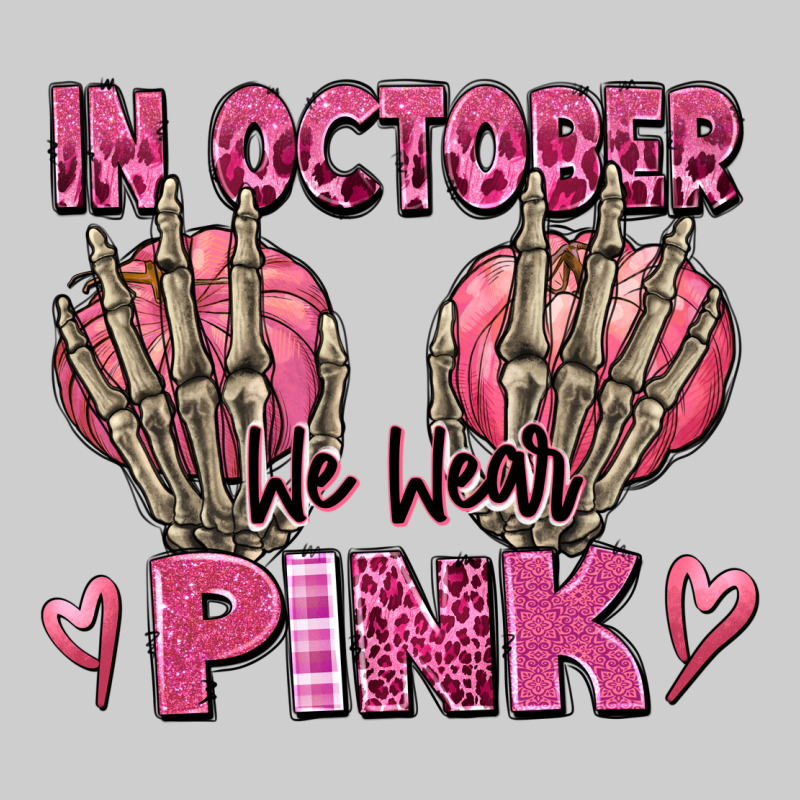 In October We Wear Pink Skeleton Premium Tee by texasbilliewilder | Teevron