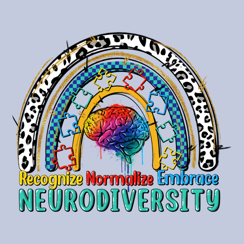 Recognize Normalize Embrace Neurodiversity Autism Long Sleeve Tee by FaDigitalArtStudio | Teevron