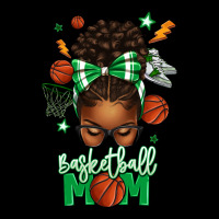 Basketball Mom Afro Messy Bun Heavy Core Tee | Teevron