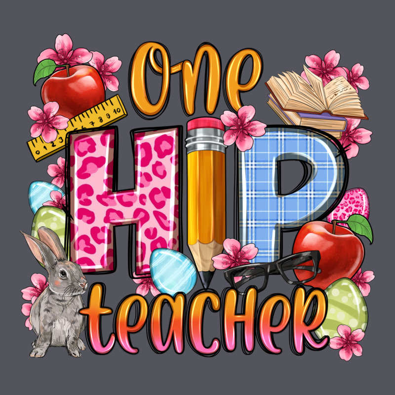 Easter Day One Hip Teacher Vintage Hoodie by OliviaCreatesArt | Teevron