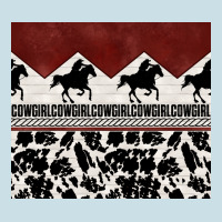 Cowgirl With Cowhide Ladies Tee | Teevron