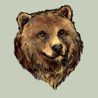 Grizzly Bear Head Ladies Tee | Teevron