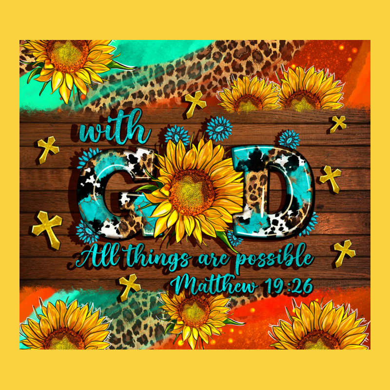 With God All Things Are Possible Premium Sweatshirt by AdoDesignShop | Teevron