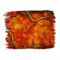 orange hunter camouflage pattern brushstroke | Teevron