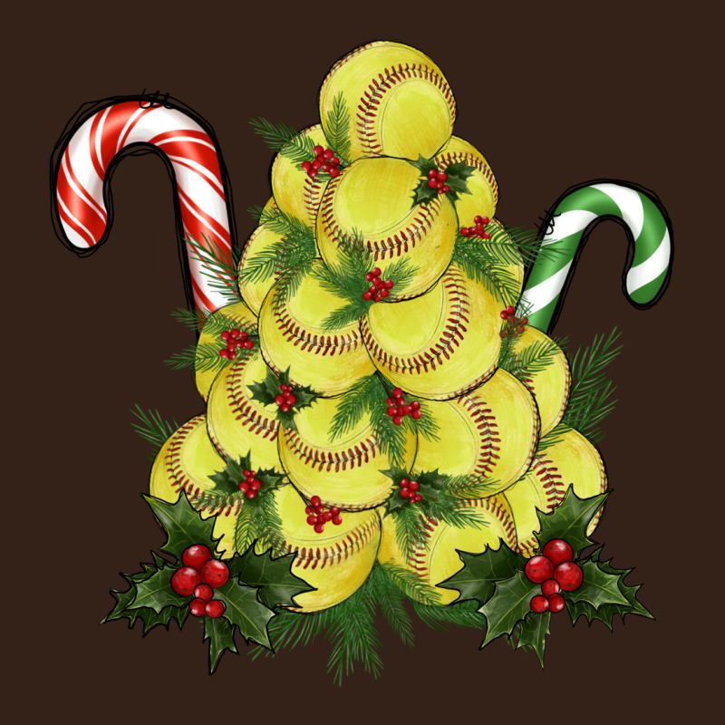 Lightning Softball Christmas Tree Heavy Core Tee by RanaPortraitStore | Teevron