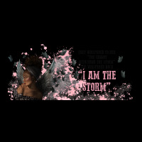 I Am The Storm With Girl And Butterflies Ladies Tee | Teevron