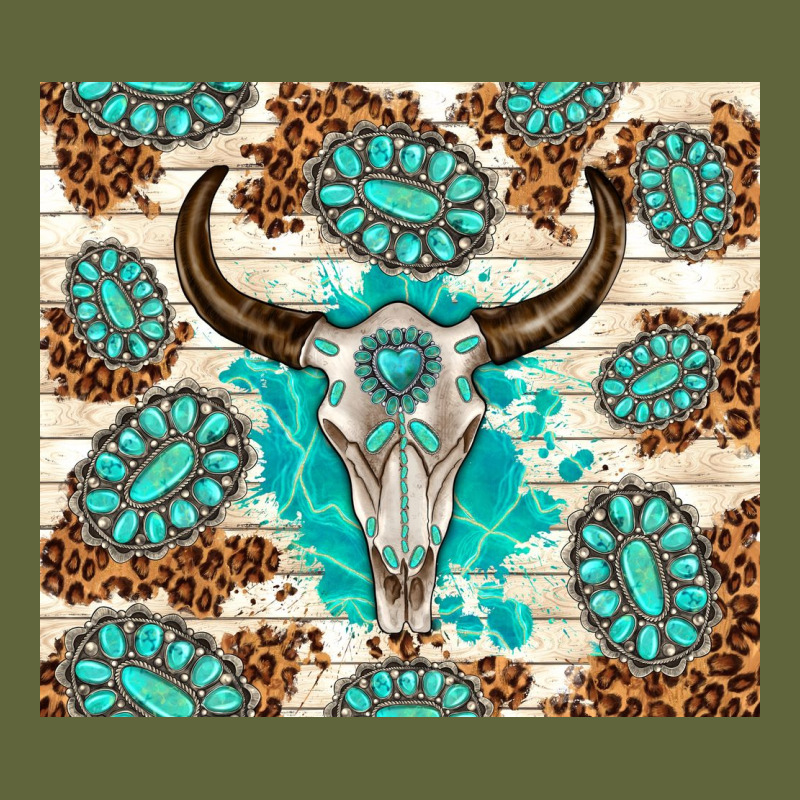 Gemstone Bull Skull Leopard Classic Tee by TumblerDesignByShophia | Teevron