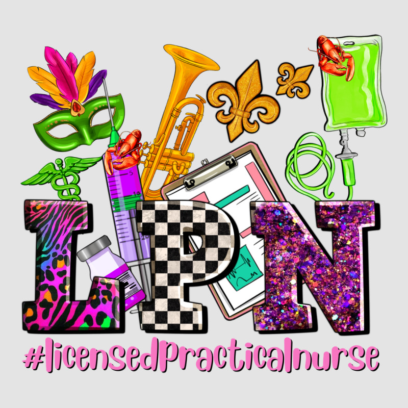 Mardi Gras Lpn Licensed Practical Nurse Premium Sweatshirt by AdoDesignShop | Teevron