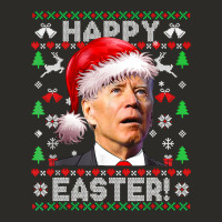 Santa Joe Biden Happy Easter Ugly Christmas Heavy Core Tee | Teevron