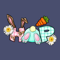 Hop Bunny Easter Day Vintage Tee | Teevron