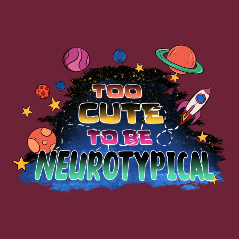 Too Cute To Be Neurotypical Long Sleeve Tee by FaDigitalArtStudio | Teevron