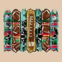 Football Serape Cowhide Turquoise Glitter  Brushstrokes Heavyweight Sweatshirt | Teevron