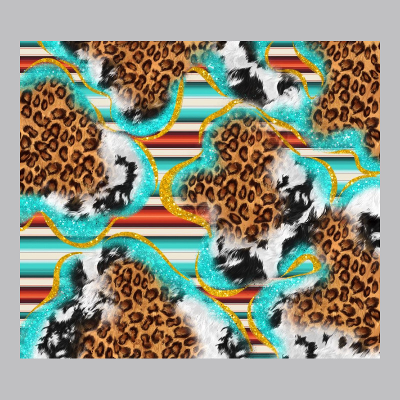 Serape Cowhide And Leopard With Glitter Classic Tee by TumblerDesignByShophia | Teevron