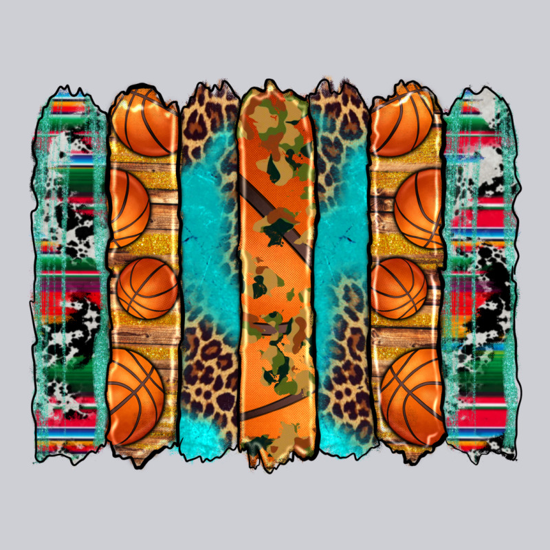 Basketball Serape Cowhide Turquoise Leopard Glitter  Brushstrokes Heavyweight Sweatshirt by Artiststas | Teevron