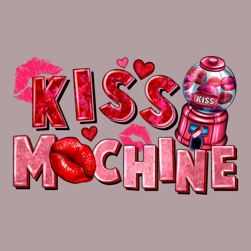 Kiss Machine Valentine's Day Vintage Hoodie by FaDigitalArtStudio | Teevron