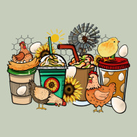 Chicken Coffee Cups Ladies Tee | Teevron