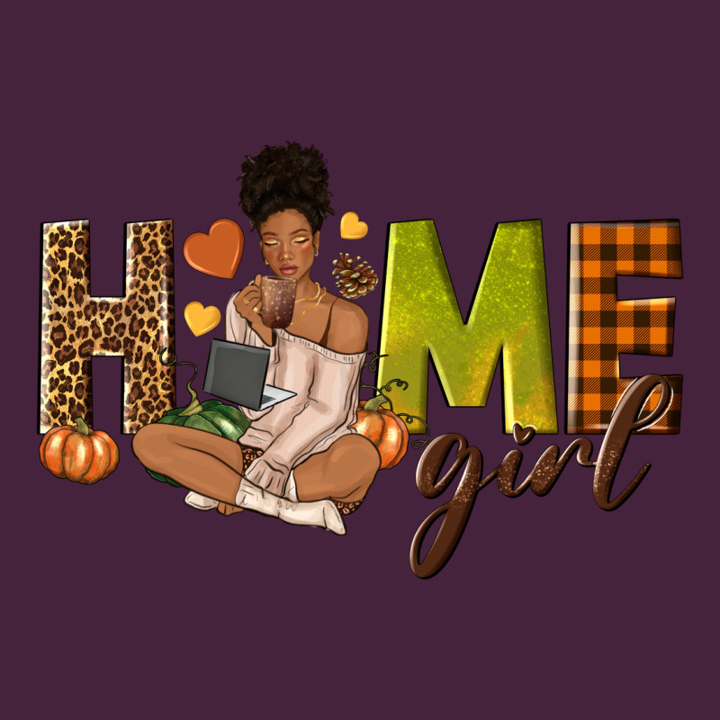 Home Girl Fall Afro Girl Premium Tee by NancyCooperArtShop | Teevron