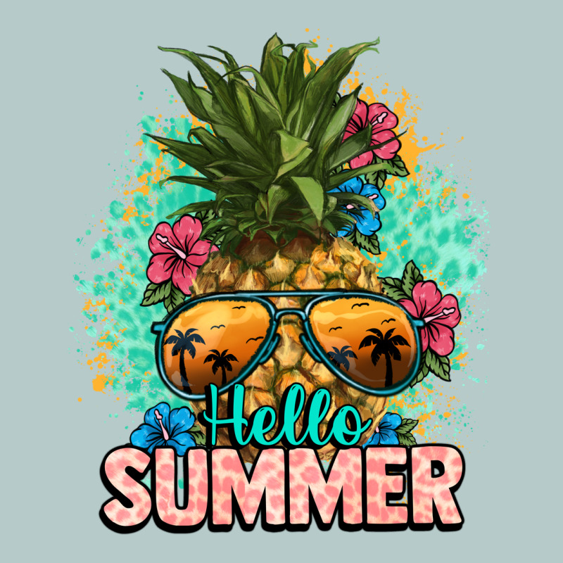 Hello Summer Pineapple Heavy Core Tee by NancyCooperArtShop | Teevron