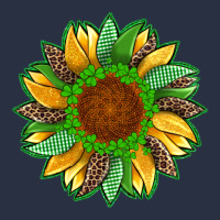 St Patricks Sunflower With Leopard  Shamrock And Glitter Heavyweight Sweatshirt | Teevron