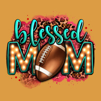 Blessed American Football Mom Lightbulb Letters Urban Heavy Tee | Teevron