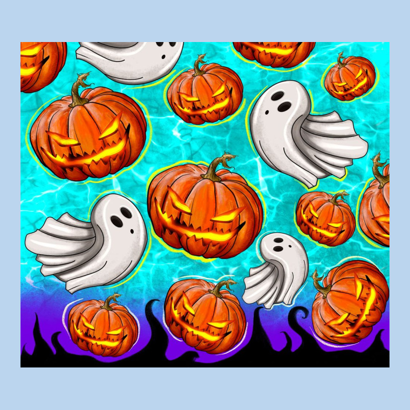 Halloween Pumpkins With Ghosts Classic Tee by TumblerDesignByShophia | Teevron