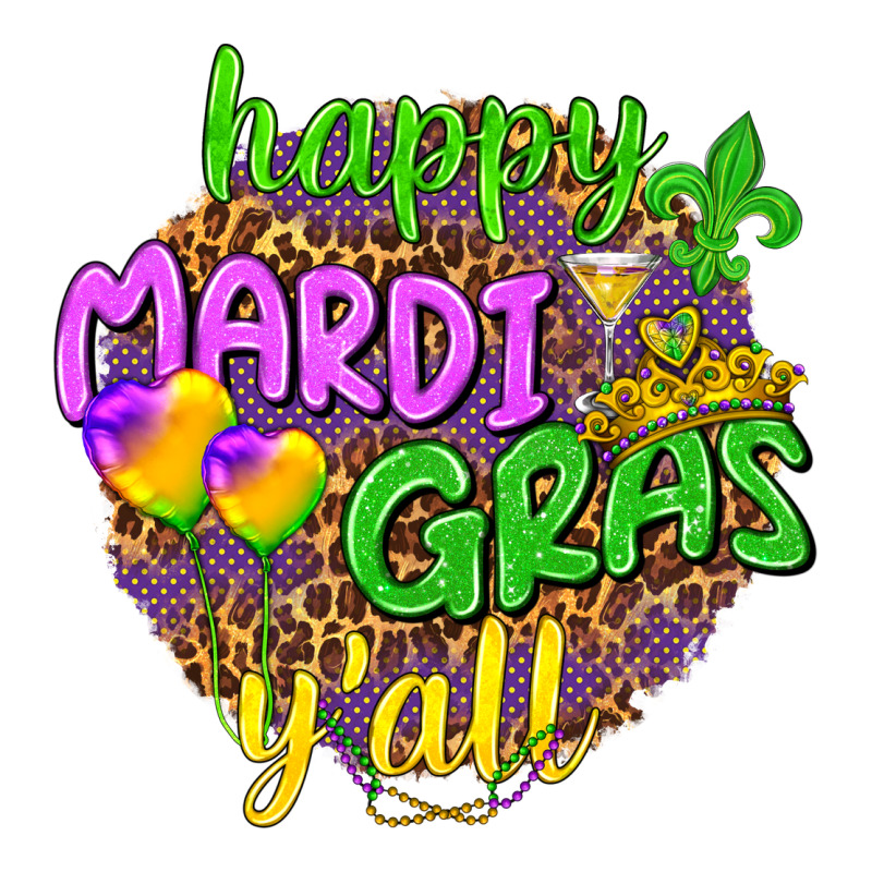 Love Mardi Gras Y'all Ladies Tee by HowdyJamesFarm | Teevron