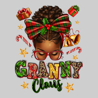 Granny Claus Afro Messy Bun Premium Tee | Teevron