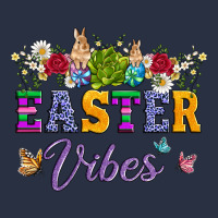 Easter Vibes And Butterfly With Bunny And Flowers Heavyweight Sweatshirt | Teevron