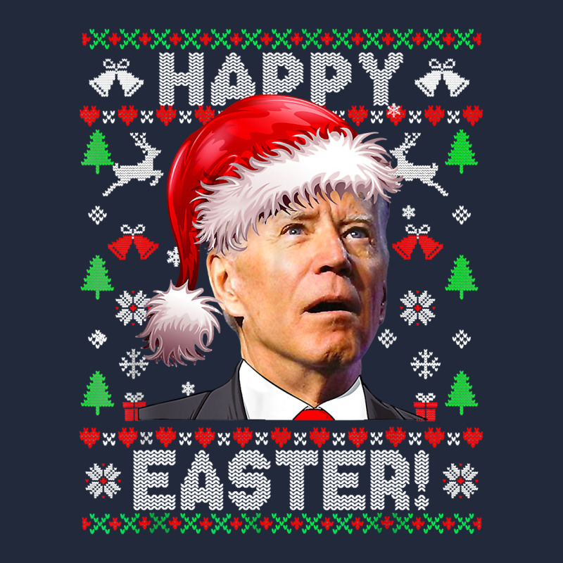 Santa Joe Biden Happy Easter Ugly Christmas Premium Sweatshirt by maiPhamDesign | Teevron
