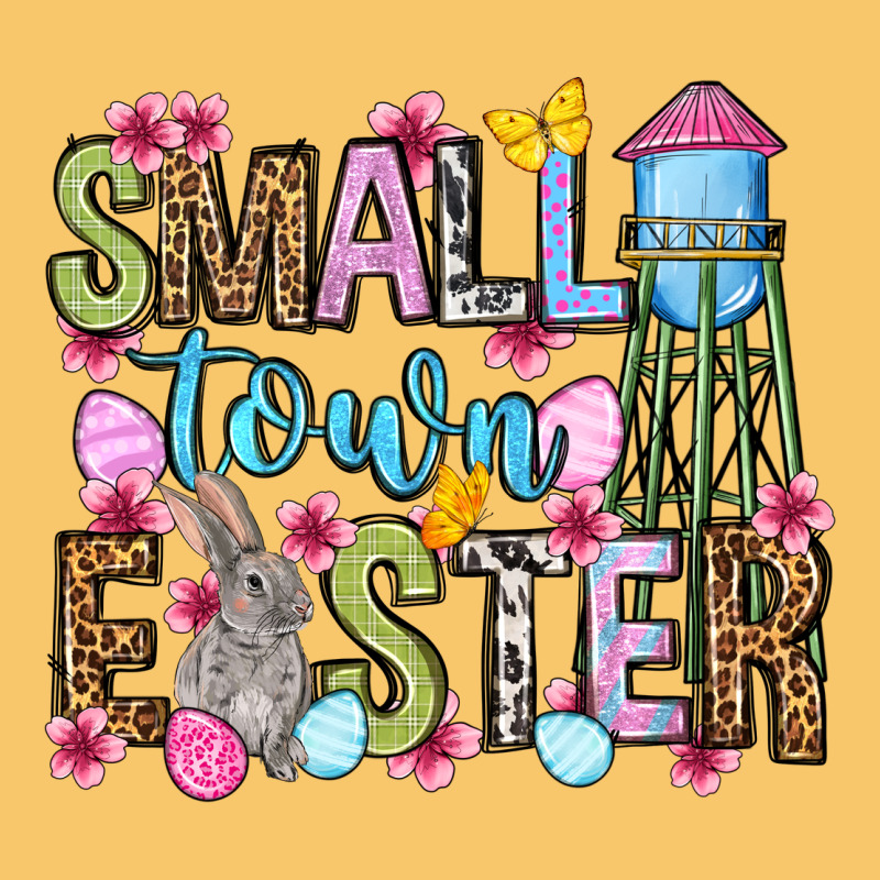 Easter Day Small Town Easter Vintage Hoodie by OliviaCreatesArt | Teevron