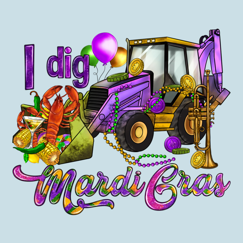 I Dig Mardi Gras Ladies Tee by HowdyJamesFarm | Teevron