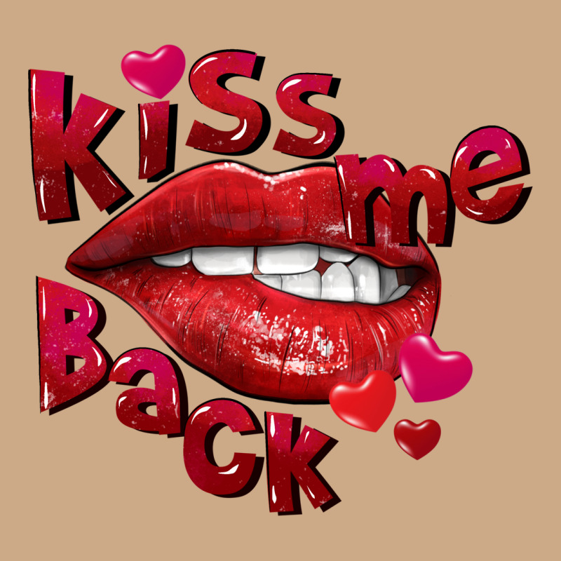 Kiss Me Back Valentine's Day Vintage Hoodie by FaDigitalArtStudio | Teevron