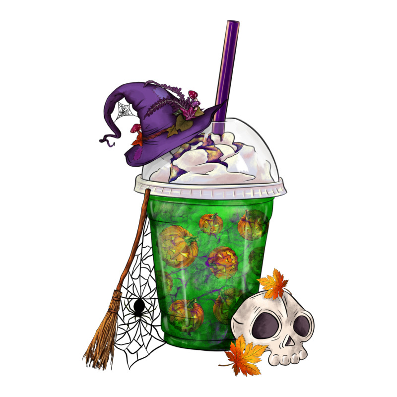 Halloween Spooky Pumpkins Frappe Long Sleeve Tee by FaDigitalArtStudio | Teevron