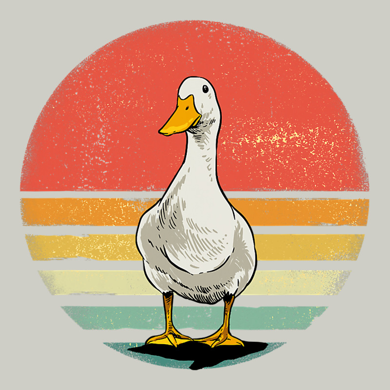 Retro Vintage Duck Heavyweight Hoodie by maiPhamDesign | Teevron