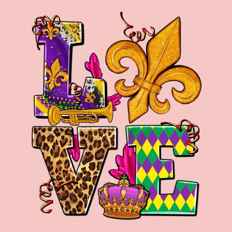 Mardi Gras Love Olivia Urban Heavy Tee by OliviaCreatesArt | Teevron