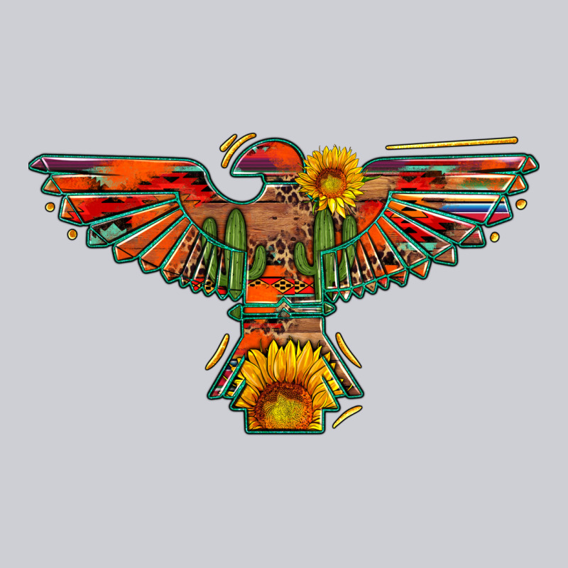 Thunderbird  Wild Soul With Sunflower Serape Aztec Heavyweight Sweatshirt by Artiststas | Teevron