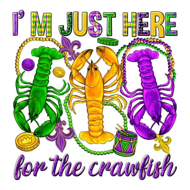 I'm Just Here For The Crawfish Ladies Tee by HowdyJamesFarm | Teevron