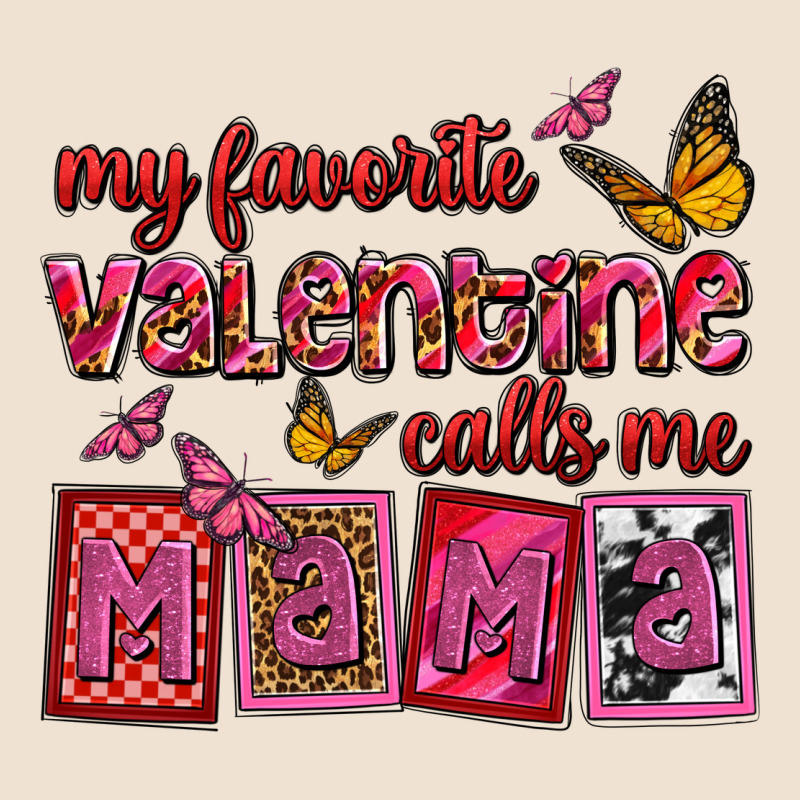 My Favorite Valentine Calls Me Mama Urban Heavy Tee by OliviaCreatesArt | Teevron