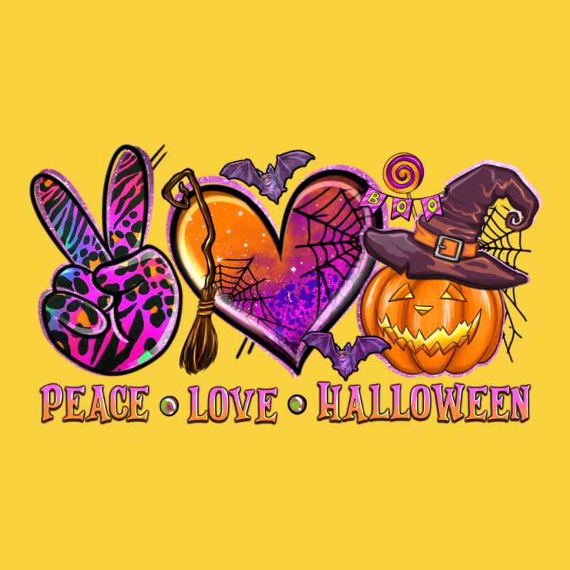 Peace Love Halloween Premium Sweatshirt by AdoDesignShop | Teevron