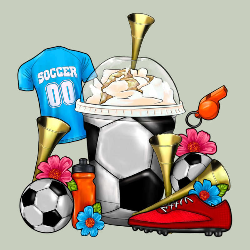 Soccer Frappe Coffee Long Sleeve Tee by FaDigitalArtStudio | Teevron
