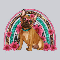 French Bulldog Floral Rainbow Heavyweight Sweatshirt | Teevron