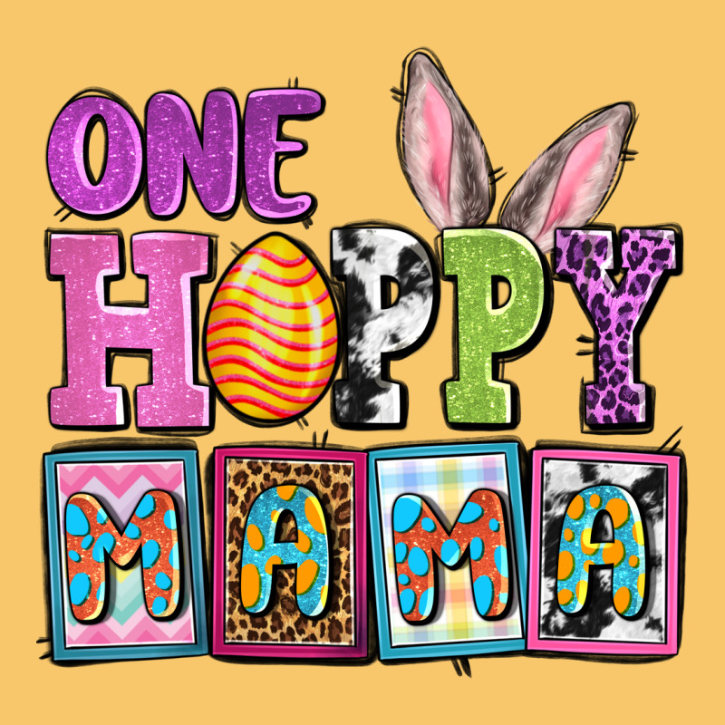 Easter Day One Hoppy Mama Vintage Hoodie by OliviaCreatesArt | Teevron