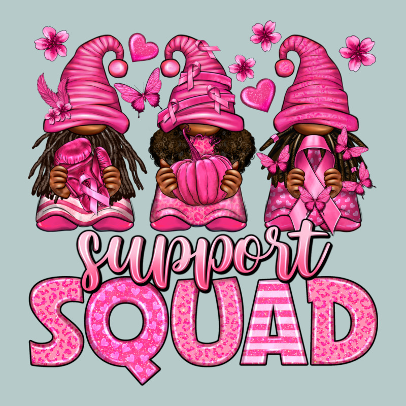Breast Cancer Afro Gnomies Support Squad Heavy Core Tee by texasbilliewilder | Teevron