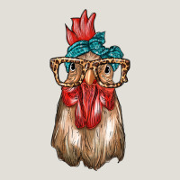 Chicken With Bandana And Leopard Heavy Core Tee | Teevron