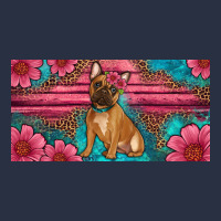 French Bulldog Floral License Plate Heavyweight Sweatshirt | Teevron
